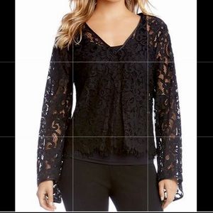 Karen Kane Bell Lace Sleeve